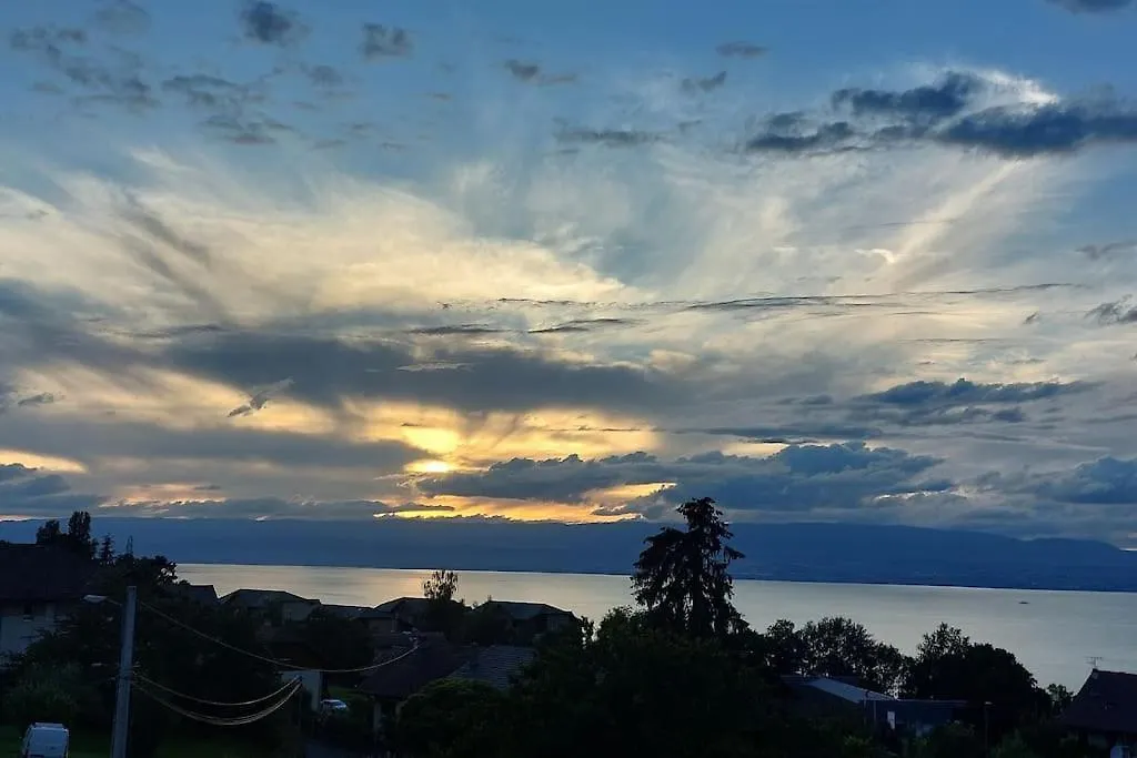 Appart Cosy Avec Vue Sur Le Lac Leman Εβιάν-λε-Μπαιν 0*,  Γαλλία
