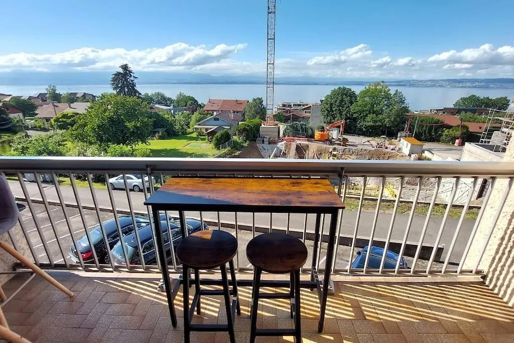 Διαμέρισμα Appart Cosy Avec Vue Sur Le Lac Leman Εβιάν-λε-Μπαιν Γαλλία